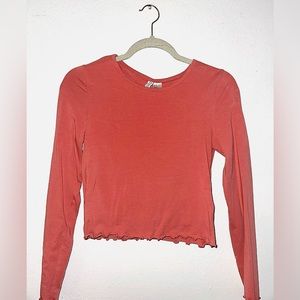 Long Sleeve Pink Top
